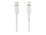 Belkin BoostCharge - Cable Lightning - 24 pin USB-C macho a Lightning macho - 1 m - blanco - suministro de potencia USB (18W)
