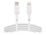 Belkin BoostCharge - Cable Lightning - 24 pin USB-C macho a Lightning macho - 1 m - blanco - suministro de potencia USB (18W)