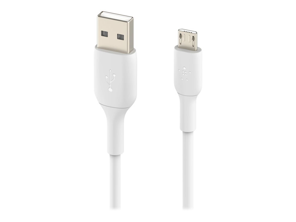 Belkin BoostCharge - Cable USB - Micro-USB tipo B (M) a USB (M) - 1 m - blanco