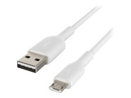 Belkin BoostCharge - Cable USB - Micro-USB tipo B (M) a USB (M) - 1 m - blanco