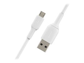 Belkin BoostCharge - Cable USB - Micro-USB tipo B (M) a USB (M) - 1 m - blanco
