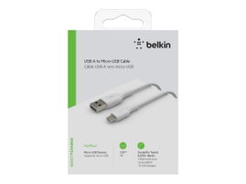 Belkin BoostCharge - Cable USB - Micro-USB tipo B (M) a USB (M) - 1 m - blanco