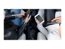 Belkin Dual Charger - Adaptador de corriente para el coche - 24 vatios - 4.8 A - 2 conectores de salida (USB) - negro Belkin Dual Charger - Adaptador de corriente para el coche - 24 vatios - 4.8 A - 2 conectores de salida (USB) - negro