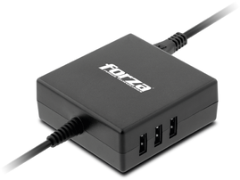 Forza FNA-790 - Universal Laptop Charger - 110/220V 90W NEMA  - 3 USB Ports - 7 Tips