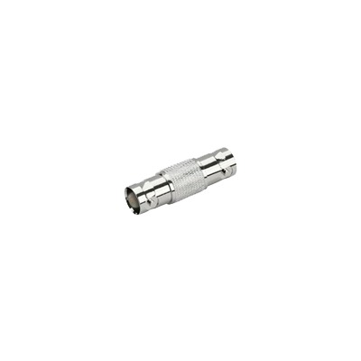 Adaptador Tipo Barril para 50 Ohm de Conectores BNC Hembra a BNC Hembra, Niquel/Oro/Polipropileno. Adaptador Tipo Barril para 50 Ohm de Conectores BNC Hembra a BNC Hembra, Niquel/Oro/Polipropileno.