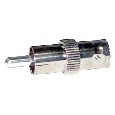 Adaptador de BNC Hembra a RCA Macho 50 Ohm/ Fono, Aplicaciones Audio-Video, Níquel/ Plata/ Delrin. Adaptador de BNC Hembra a RCA Macho 50 Ohm/ Fono, Aplicaciones Audio-Video, Níquel/ Plata/ Delrin.