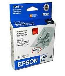 Epson T0631 - Negro - original - cartucho de tinta - para Stylus C87 Plus, CX3700, CX4700, CX5700F, CX7700