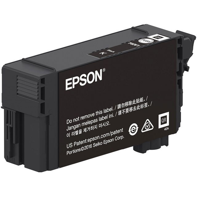 Epson T40V - 50 ml - negro - original - blíster con alarmas de RF/acústica - cartucho de tinta - para SureColor T2170, T3170, T3170M, T5170, T5170M Epson T40V - 50 ml - negro - original - blíster con alarmas de RF/acústica - cartucho de tinta - para SureColor T2170, T3170, T3170M, T5170, T5170M