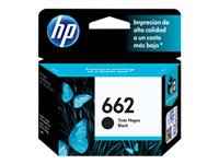 HP 662 - Negro - original - Ink Advantage - cartucho de tinta - para Deskjet 1516, Ink Advantage 15XX, Ink Advantage 26XX, Ink Advantage 46XX