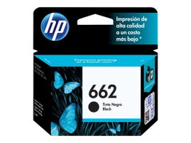 HP 662 - Negro - original - Ink Advantage - cartucho de tinta - para Deskjet 1516, Ink Advantage 15XX, Ink Advantage 35XX, Ink Advantage 4645