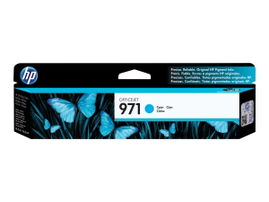 HP 971 - 24.5 ml - cián - original - Officejet - cartucho de tinta - para Officejet Pro X451dn, X451dw, X476dn MFP, X476dw MFP, X551dw, X576dw MFP