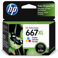 HP - 667XL - Ink cartridge - Tricolor - 3YM80AL