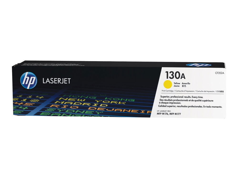 HP 130A - Amarillo - original - LaserJet - cartucho de tóner (CF352A) - para Color LaserJet Pro MFP M176n, MFP M177fw