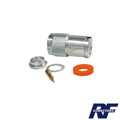 Conector N Macho de Rosca para Cables 9913, RFLASH-1113, 7810A, RG8/U-SYS, CNT-400, 8214, Plata/Oro/Teflón. Conector N Macho de Rosca para Cables 9913, RFLASH-1113, 7810A, RG8/U-SYS, CNT-400, 8214, Plata/Oro/Teflón.