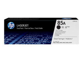 HP 85A - Paquete de 2 - negro - original - LaserJet - cartucho de tóner (CE285AD) - para LaserJet Pro M1132 MFP, M1212nf MFP, M1217nfw MFP, P1102, P1102s, P1102W, P1109, P1109W
