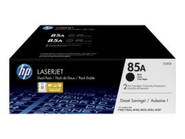 HP 85A - Paquete de 2 - negro - original - LaserJet - cartucho de tóner (CE285AD) - para LaserJet Pro M1132 MFP, M1212nf MFP, M1217nfw MFP, P1102, P1102s, P1102W, P1109, P1109W