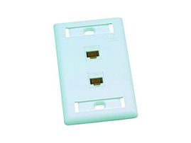 Furukawa - Panel frontal - blanco - 2 puertos