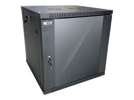 Nexxt Solutions SKD - Armario - instalable en pared - RAL 9005, negro barniz - 15U - 19