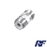 Adaptador en Línea de Conector N Hembra a UHF Hembra (SO-239), Plata/ Oro/ Teflón.