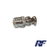 Adaptador en Linea para 50 Ohm, de Conector N Hembra a BNC Macho, Plata /Oro /Teflón.