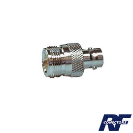 Adaptador en Línea, de Conector N Hembra a BNC Hembra, Plata/ Oro/ Teflón. Adaptador en Línea, de Conector N Hembra a BNC Hembra, Plata/ Oro/ Teflón.
