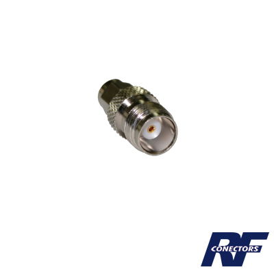 Adaptador en Línea de Conector TNC Hembra a SMA Macho, Níquel/ Oro/ Teflón.. Adaptador en Línea de Conector TNC Hembra a SMA Macho, Níquel/ Oro/ Teflón..