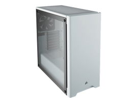 CORSAIR Carbide Series 275R - Torre - ATX - panel lateral con ventana (cristal templado) - sin fuente de alimentación (ATX) - blanco - USB/Audio