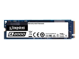 Kingston A2000 - SSD - cifrado - 250 GB - interno - M.2 2280 - PCIe 3.0 x4 (NVMe) - AES de 256 bits Kingston A2000 - SSD - cifrado - 250 GB - interno - M.2 2280 - PCIe 3.0 x4 (NVMe) - AES de 256 bits
