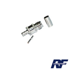 Conector Mini UHF Hembra de anillo plegable para cables RG-58/U, RG-142/U. Conector Mini UHF Hembra de anillo plegable para cables RG-58/U, RG-142/U.