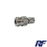 Adaptador en Línea, de Conector Mini-UHF Macho a N Hembra, Níquel/ Oro/ Teflón.
