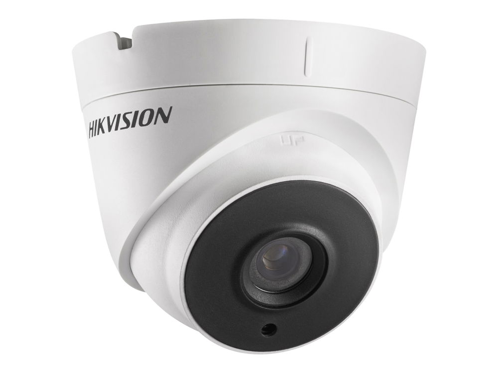 Hikvision HD 720p EXIR Turret Camera DS-2CE56C0T-IT3F - Cámara de videovigilancia - cúpula - para exteriores - resistente a la intemperie - color (Día y noche) - 1 MP - 720p - montaje M12 - focal fijado - AHD - DC 12 V