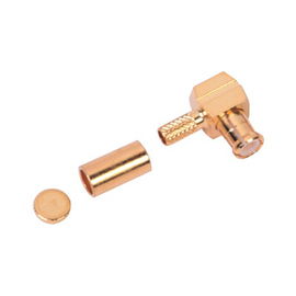 Conector MCX Macho en Angulo Recto de Anillo Plegable para Cable RG-174/U, 8216, Oro / Oro / Teflón. Conector MCX Macho en Angulo Recto de Anillo Plegable para Cable RG-174/U, 8216, Oro / Oro / Teflón.