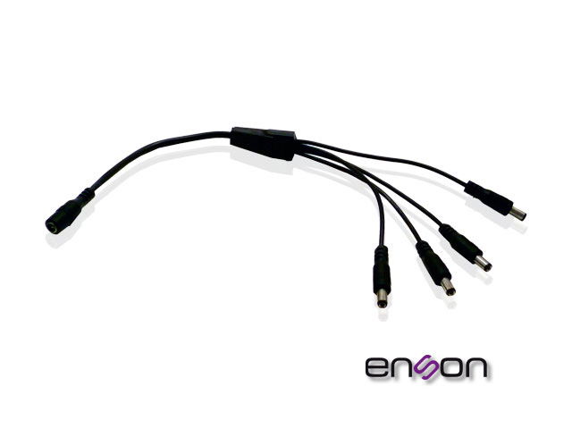 DISTRIBUIDOR TIPO PULPO ENSON ENS-DC14 DE 1 A 4 CANALES IDEAL PARA ALIMENTACION DE CAMARAS DE CCTV DISTRIBUIDOR TIPO PULPO ENSON ENS-DC14 DE 1 A 4 CANALES IDEAL PARA ALIMENTACION DE CAMARAS DE CCTV