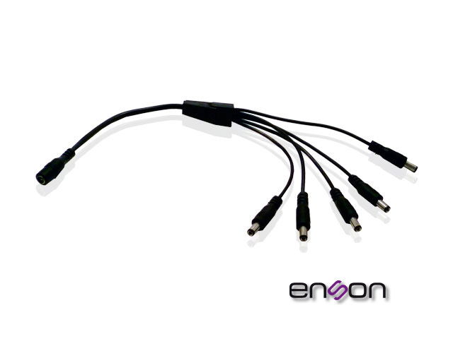 DISTRIBUIDOR TIPO PULPO ENSON ENS-DC15 DE 1 A 5 CANALES IDEAL PARA ALIMENTACION DE CAMARAS DE CCTV DISTRIBUIDOR TIPO PULPO ENSON ENS-DC15 DE 1 A 5 CANALES IDEAL PARA ALIMENTACION DE CAMARAS DE CCTV