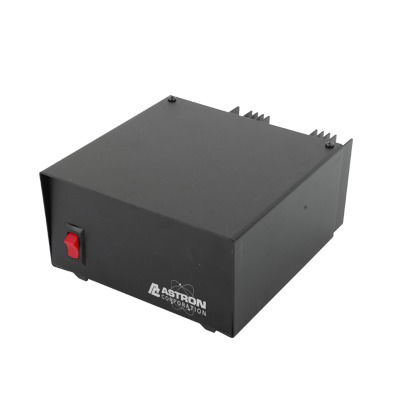 Fuente de poder Astron| Salidas 13.8Vcd, 20A | Lineal Regulada con Circuito Cargador de Baterías.