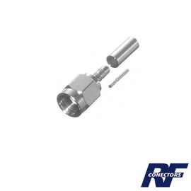 Conector SMA Macho de anillo plegable para cable RG-174/U, BELDEN 8216, Conector SMA Macho de anillo plegable para cable RG-174/U, BELDEN 8216,