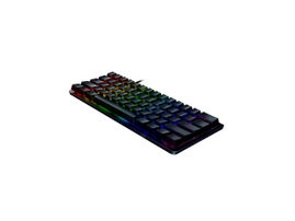 Razer Huntsman Mini - Teclado - retroiluminación - USB - QWERTY - EE. UU. - interruptor: Razer Clicky Optical Purple - negro