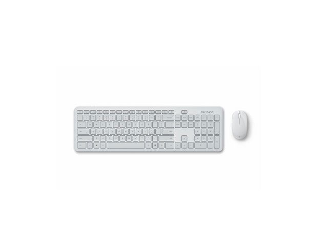 Microsoft Bluetooth Desktop - Juego de teclado y ratón - inalámbrico - Bluetooth 4.0 - español (Latinoamérica) - Glaciar