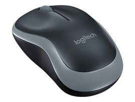 Logitech M185 - Ratón - óptico - 3 botones - inalámbrico - 2.4 GHz - receptor inalámbrico USB - gris vencejo
