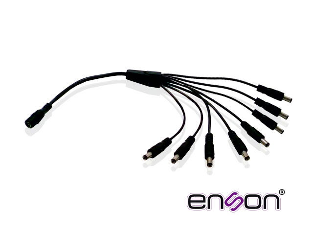 DISTRIBUIDOR TIPO PULPO ENSON ENS-DC18 DE 1 A 8 CANALES IDEAL PARA ALIMENTACION DE CAMARAS DE CCTV DISTRIBUIDOR TIPO PULPO ENSON ENS-DC18 DE 1 A 8 CANALES IDEAL PARA ALIMENTACION DE CAMARAS DE CCTV