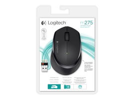 Mouse Logitech Óptico M280, Inalámbrico, 1000DPI, USB, Negro 