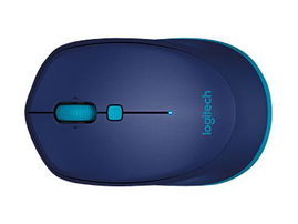 Logitech M535 - Ratón - óptico - 4 botones - inalámbrico - Bluetooth 3.0 - azul