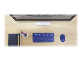 Logitech M535 - Ratón - óptico - 4 botones - inalámbrico - Bluetooth 3.0 - azul