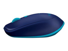 Logitech M535 - Ratón - óptico - 4 botones - inalámbrico - Bluetooth 3.0 - azul