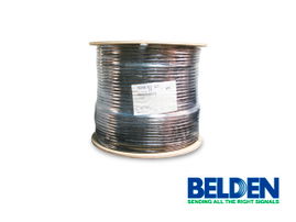 CABLE RG11 + 14 AWG BOBINA 305MTS NEGRO BELDEN Y62168 CABLE RG11 + 14 AWG BOBINA 305MTS NEGRO BELDEN Y62168