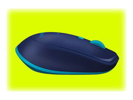 Logitech M535 - Ratón - óptico - 4 botones - inalámbrico - Bluetooth 3.0 - azul