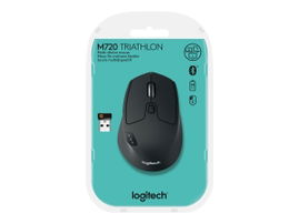 Logitech Triathlon M720 - Ratón - óptico - 8 botones - inalámbrico - 2.4 GHz, Bluetooth - receptor inalámbrico USB