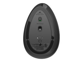 Logitech MX Vertical - Ratón vertical - ergonómico - óptico - 6 botones - inalámbrico, cableado - Bluetooth, 2.4 GHz - receptor inalámbrico USB - grafito