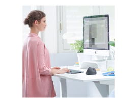 Logitech MX Vertical - Ratón vertical - ergonómico - óptico - 6 botones - inalámbrico, cableado - Bluetooth, 2.4 GHz - receptor inalámbrico USB - grafito