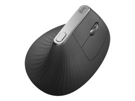 Logitech MX Vertical - Ratón vertical - ergonómico - óptico - 6 botones - inalámbrico, cableado - Bluetooth, 2.4 GHz - receptor inalámbrico USB - grafito